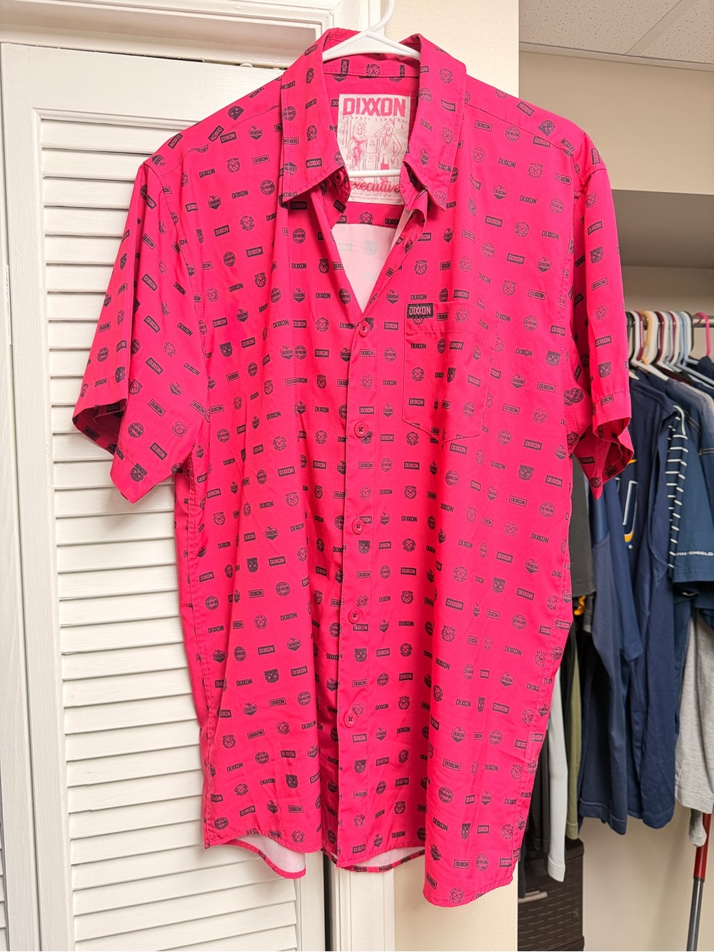 Dixxon The Executive Hot Pink Short Sleeve Shirt